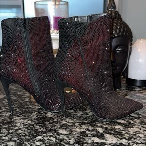 ALDO Sparkly ankle booties